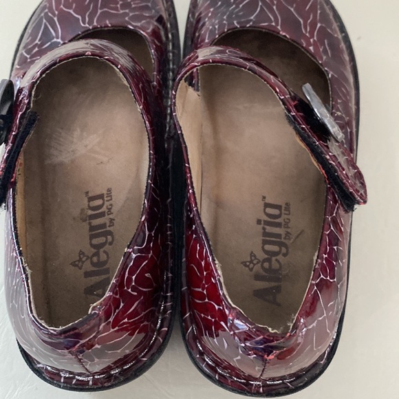 Alegria genuine leather shoes with Mary Jane style and Velcro closure. Size 36. - Picture 8 of 15